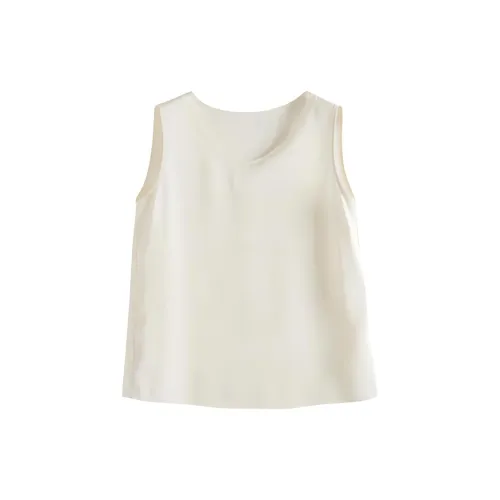 SLLSKY Tank Tops Women's Cream Apricot