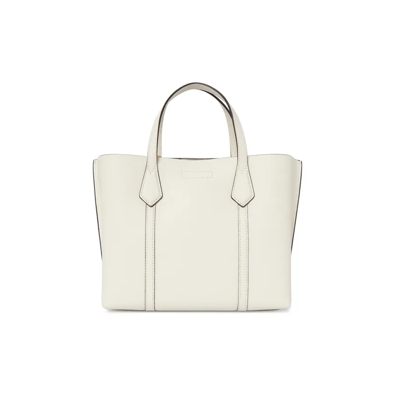 TORY BURCH Perry Triple Compartment Small Tote New Ivory-3