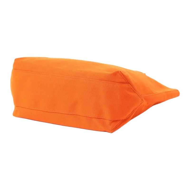 Beams Kurashiki Hump Collaboration 100% Cotton With Canvas Canvas Bag Tote Bag Shopping Bag Handbag Men's Orange/Navy-3