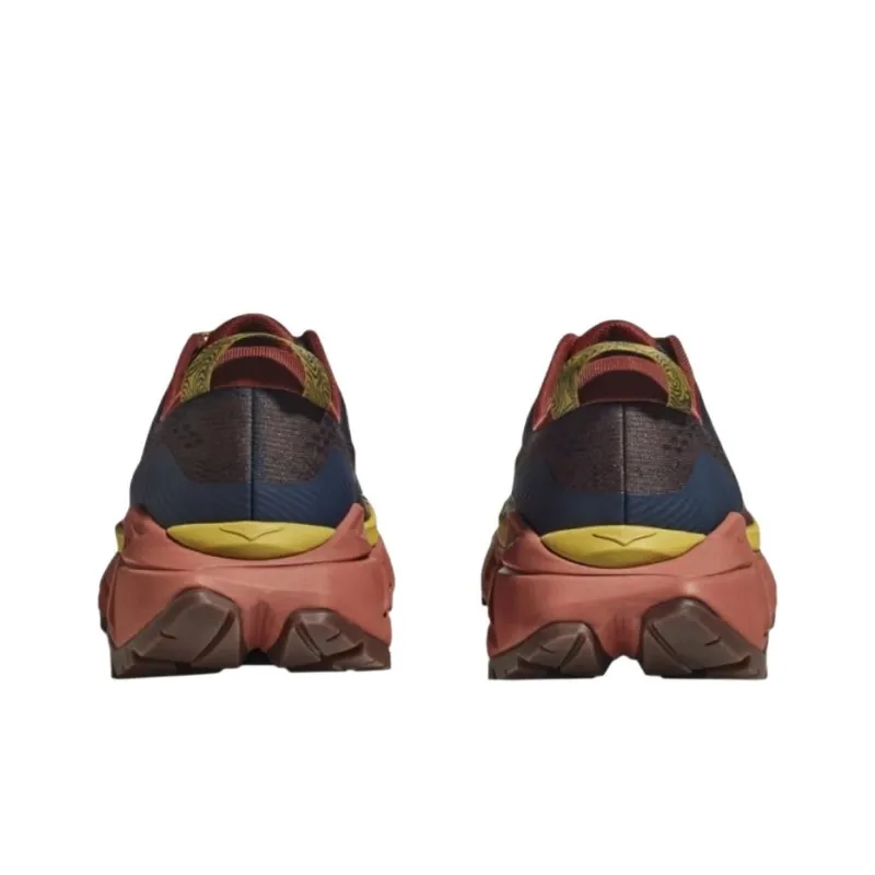 HOKA ONE ONE SKY  Float X Low Top Outdoor Shoes Men's Blue Red-4
