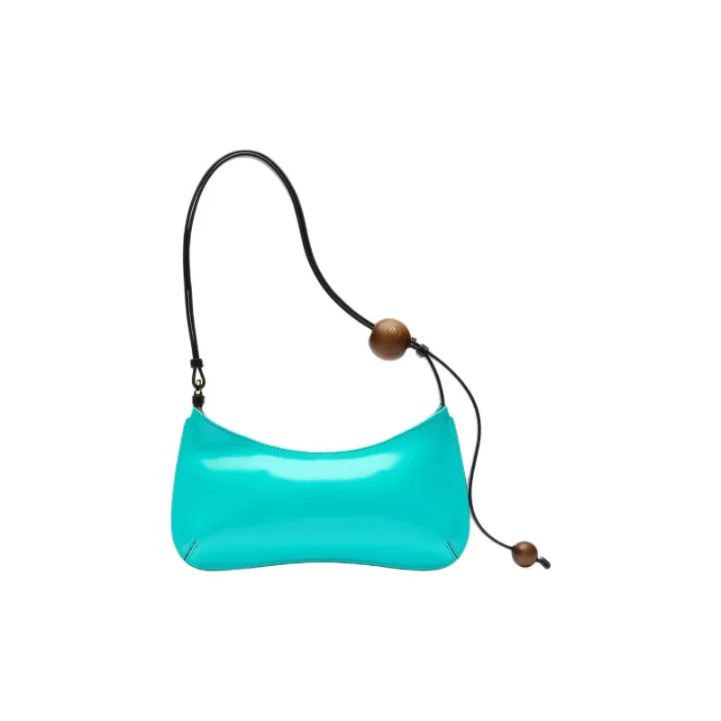 Jacquemus Calfskin Handbag Shoulder Bag Women's Turquoise-3