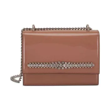 Jimmy Choo Bing Bohemia Leather Crystal Bag