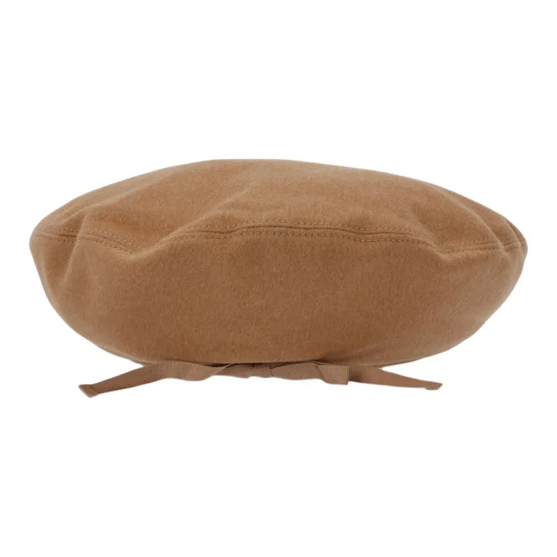 Burberry Cashmere Rayon Berets Women's Brown-2