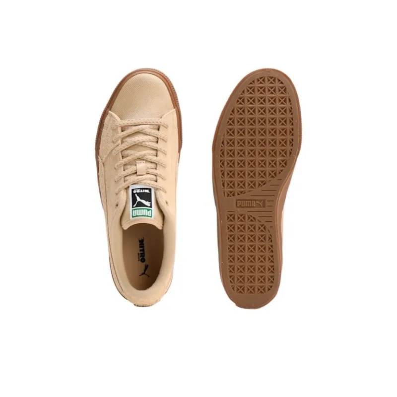 PUMA Suede Anti Slip Wear Resistant Low Top Skateboard Shoes Unisex Brown-5