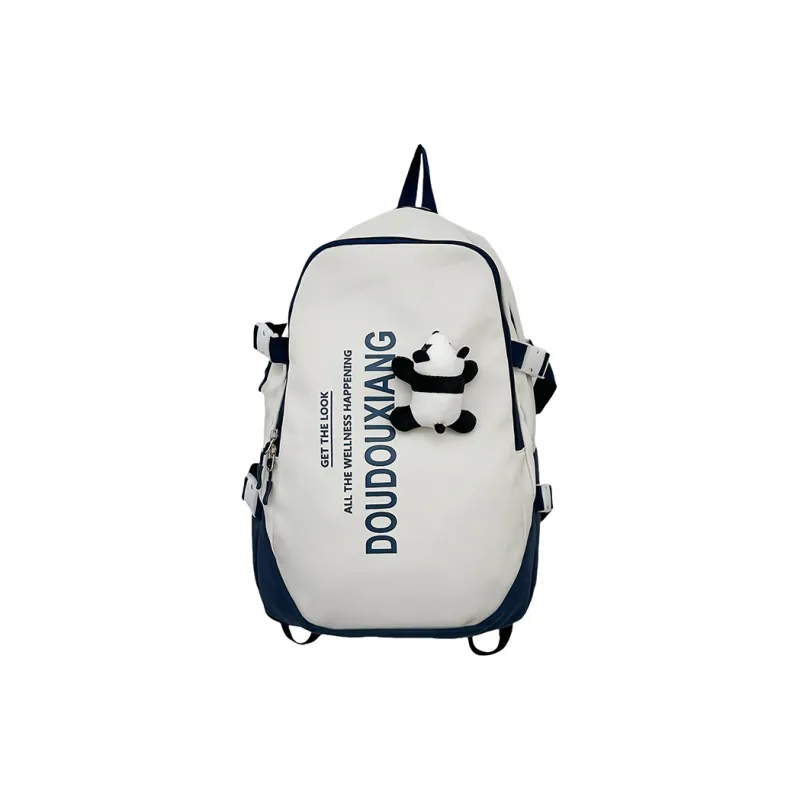 GEERDUN Nylon Backpack Tubas Unisex Black/Red/Blue-6