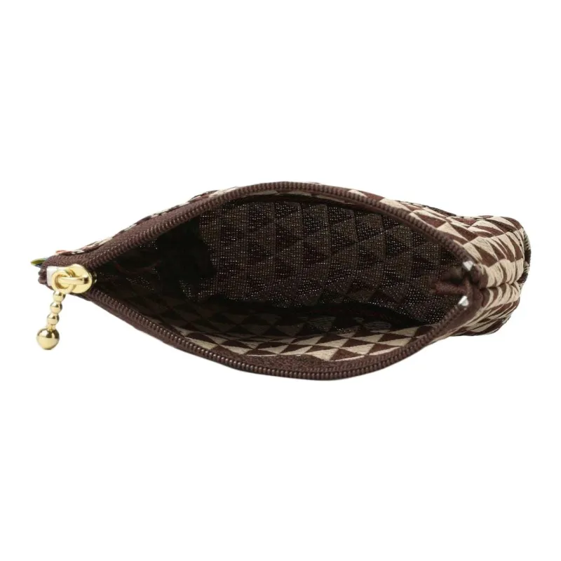 Beams Takada Orimono X Beams Japan Polyethylene Clutch Women's Blue/Pink/Black/Checkered Yellow/Brown-19
