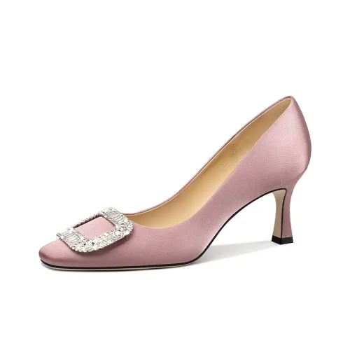 Lily Wei High Heels Women's Purple Pink