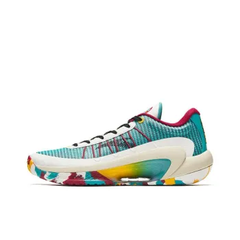 Anta 3 Point Rain Lite V2 Cushioning Low Top Basketball Shoes Men's Green White Red