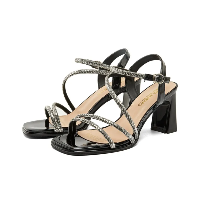 SANTA BARBARA POLO & RACQUET CLUB Strap Sandals 7cm Women's-14