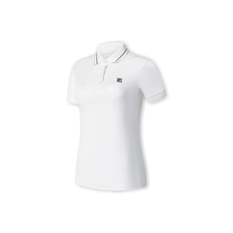 FILA Polo Shirt Women's Bright White-1