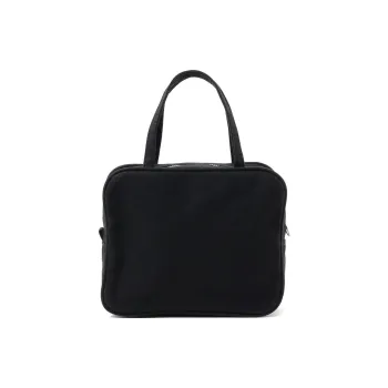 Beams 100% Cotton Handbag Women's Black/Beige