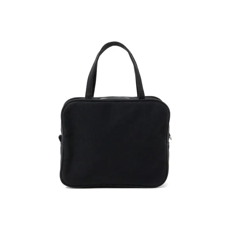 Beams 100% Cotton Handbag Women's Black/Beige-0