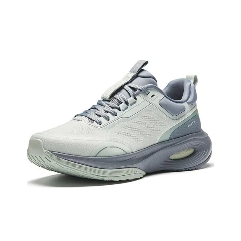 Anta Linghui Cushioning Low Top Training Shoes Men's Green Gray-1