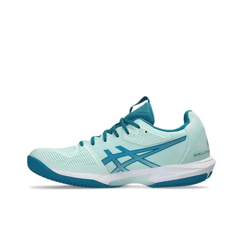 Asics Solution Speed FF 3 Tennis Shoes Women's Low-Top Green/Blue