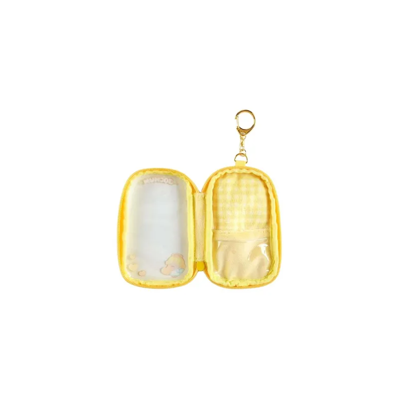 Sanrio Polyester With Polyvinyl Chloride Storage Bag Coin Purse Regular Women's Light Yellow-1