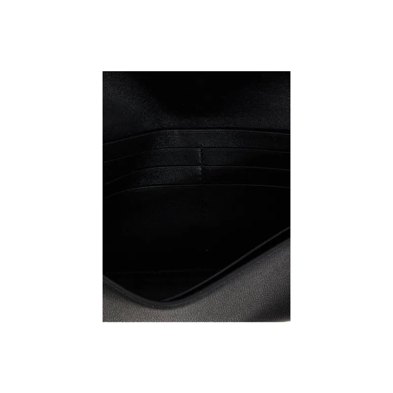 BALMAIN Emblème Foldover Clutch Bag-4