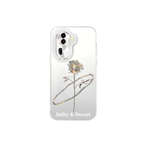 A Tidal Wave Matte Material Silver 1 Pack Rose Phone Cases Compatibility Oppoa97/a96/a72/a58/a57/a55/a32/A5/A3/A2/A2pro