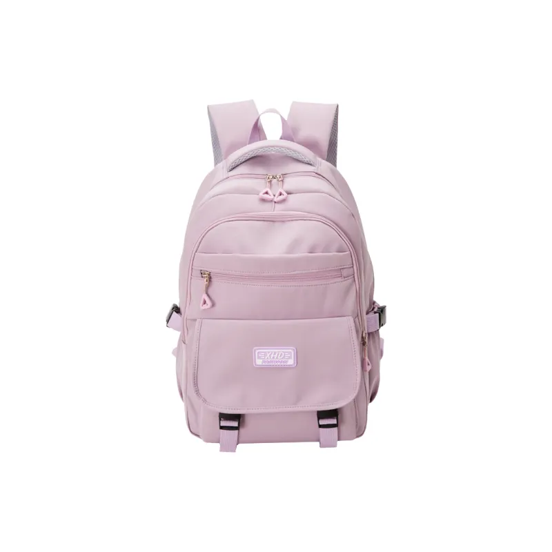 GEERDUN Nylon Backpack Unisex Black/Purple/Green/Blue/Pink-2