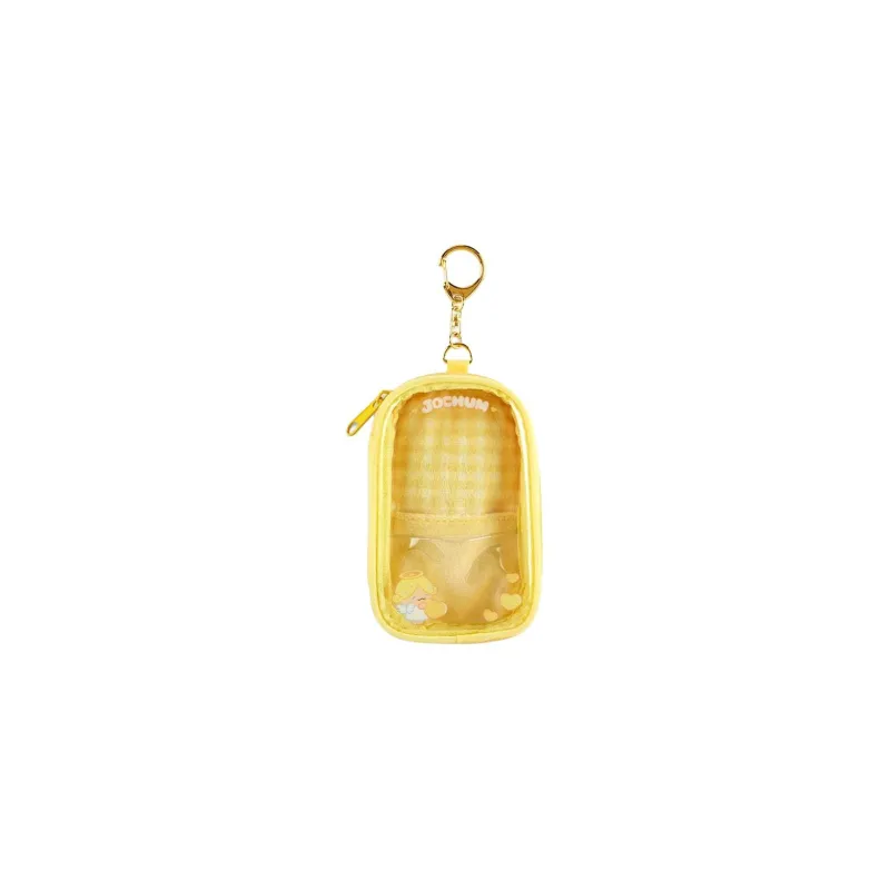 Sanrio Polyester With Polyvinyl Chloride Storage Bag Coin Purse Regular Women's Light Yellow-0