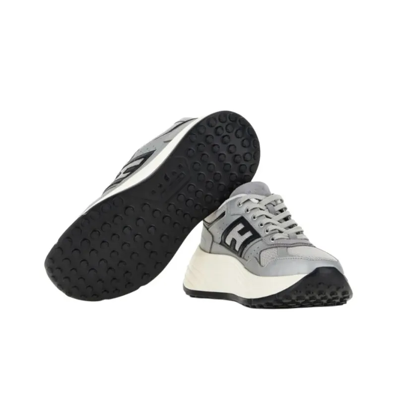 HOGAN H669 Side Logo Patch Low Top Sneakers Women's-5