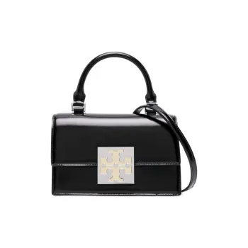 TORY BURCH BON BON Cow Leather Shoulder Bag Crossbody Bag Handbags Mini Women's Black