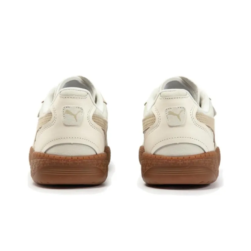 PUMA Palermo Anti Slip Wear Resistant Low Top Skateboard Shoes Unisex Ecru-3