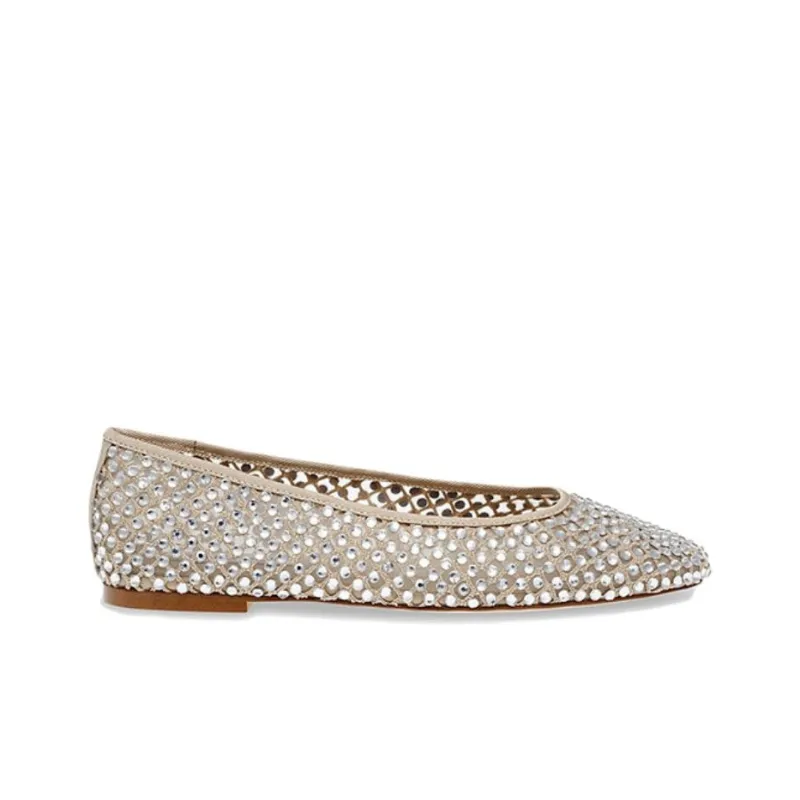STEVE MADDEN Marli Rhinestone embellished Ballet Flats Women's-7