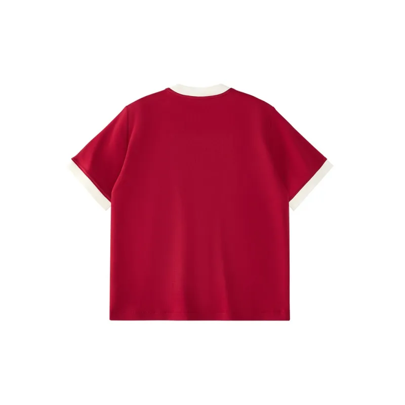 FILA FUSION T Shirts Women's Rhythm Red-1