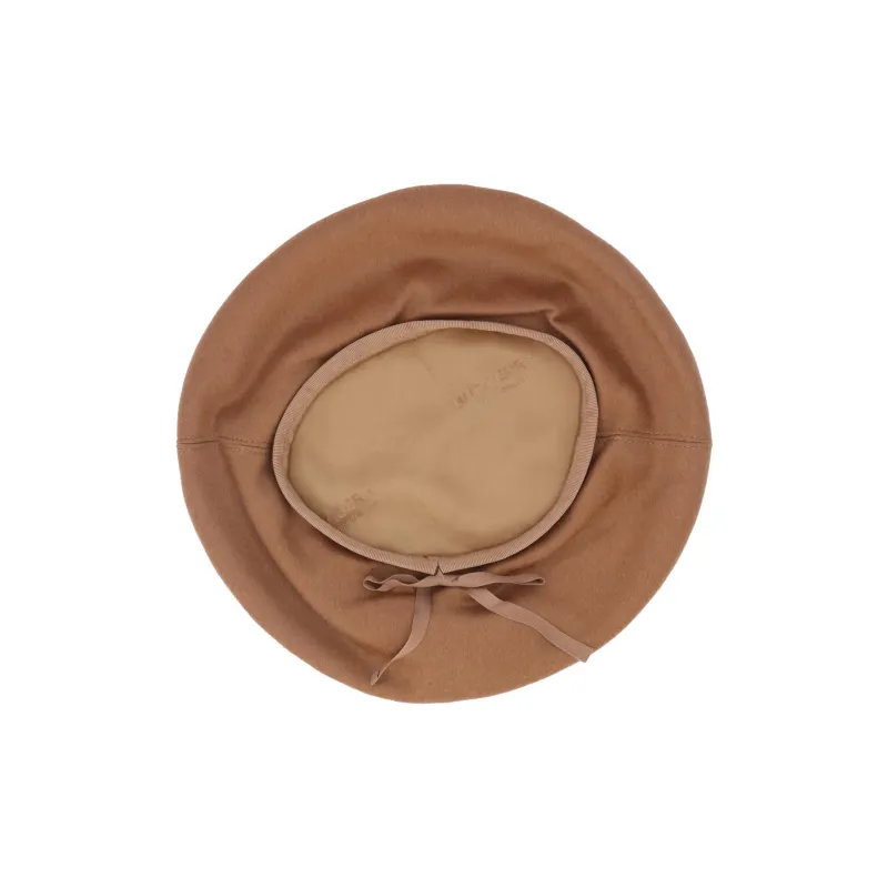 Burberry Cashmere Rayon Berets Women's Brown-4