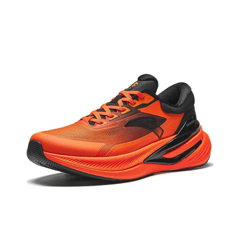 Anta Noble Journey 2nd Generation Cushioning Low-Top Running Shoes Men's Orange Black-1