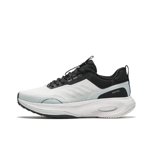 Anta Linghui Cushioning Low-Top Training Shoes Men's White Black Blue