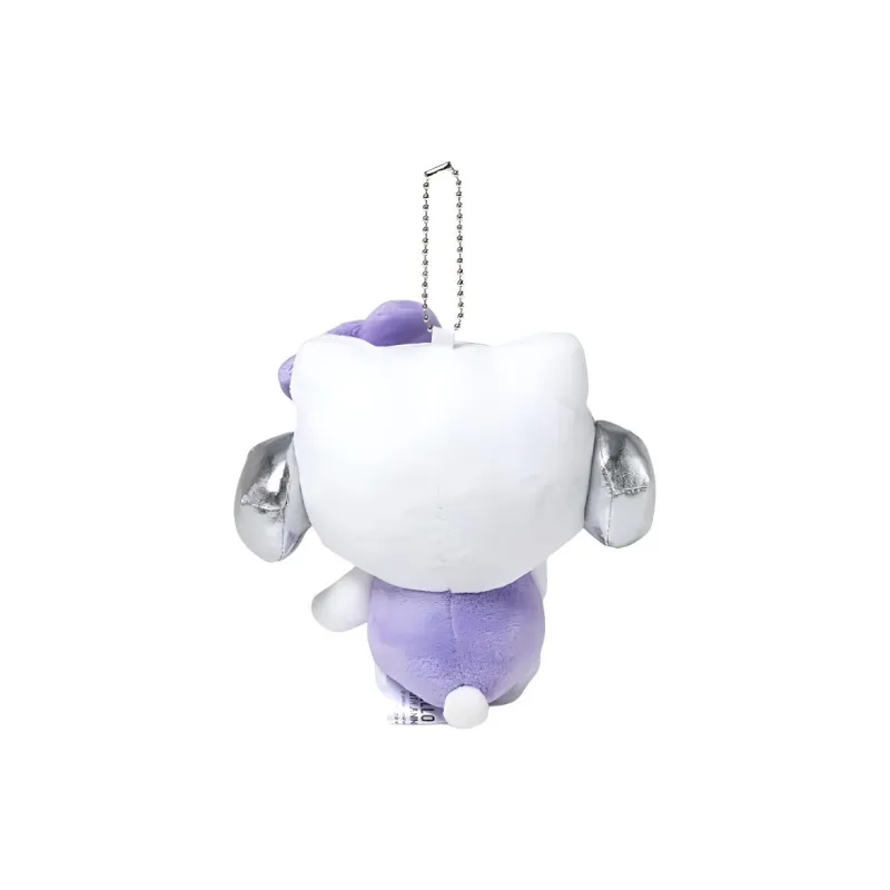 Sanrio x Avail Collaboration Limited Edition Silver Headphone Hello Kitty Dolls Plush Pendant 14cm Height-1