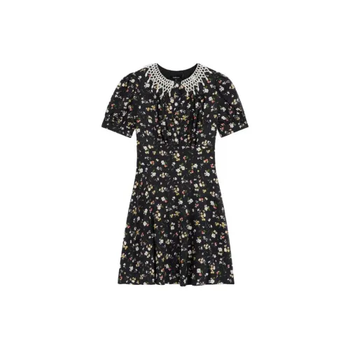 Bebe Short-Sleeved Dresses Women's Multicolor Black