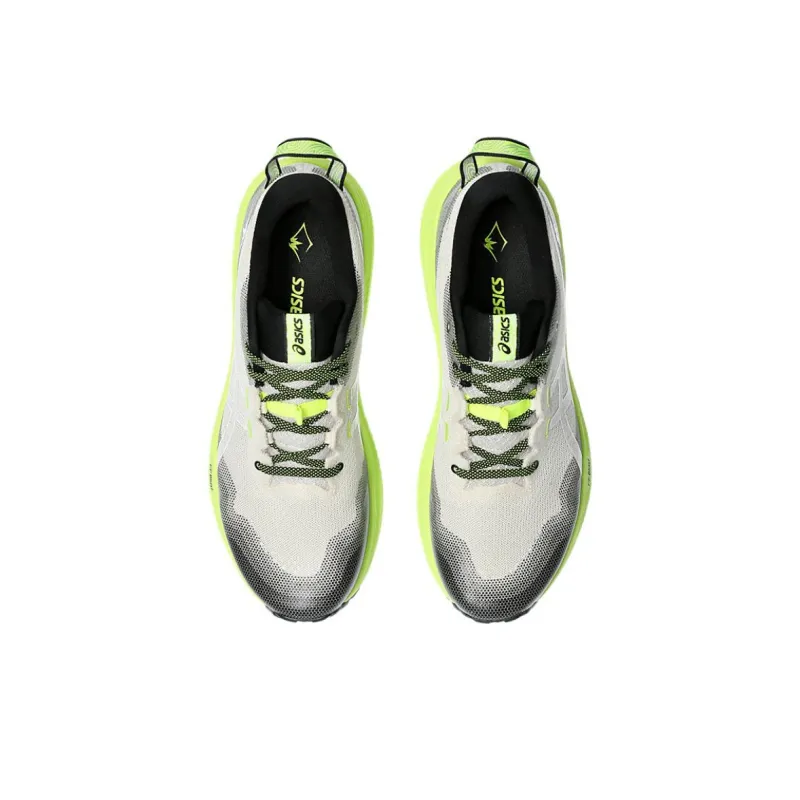 Asics Gel Trabuco 12 Oatmeal White Green-2