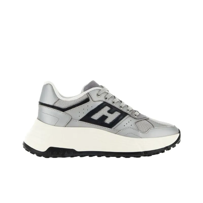 HOGAN H669 Side Logo Patch Low Top Sneakers Women's-1
