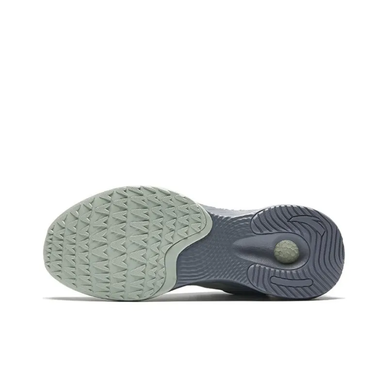 Anta Linghui Cushioning Low Top Training Shoes Men's Green Gray-4