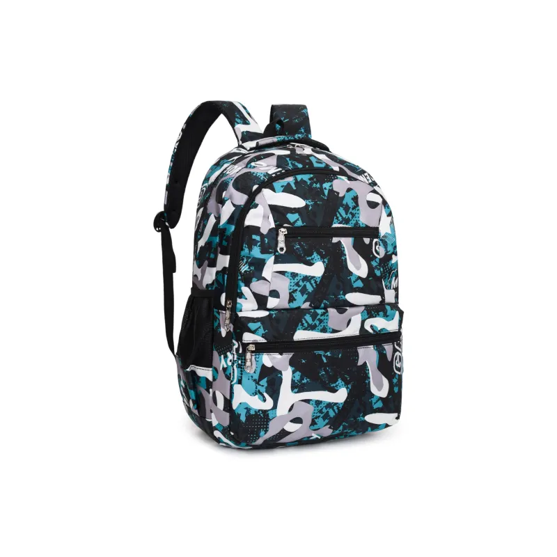 BAODIDAISHU Oxford Backpack Laptop Bag Backpack Unisex Black/Orange/Green/Blue-10