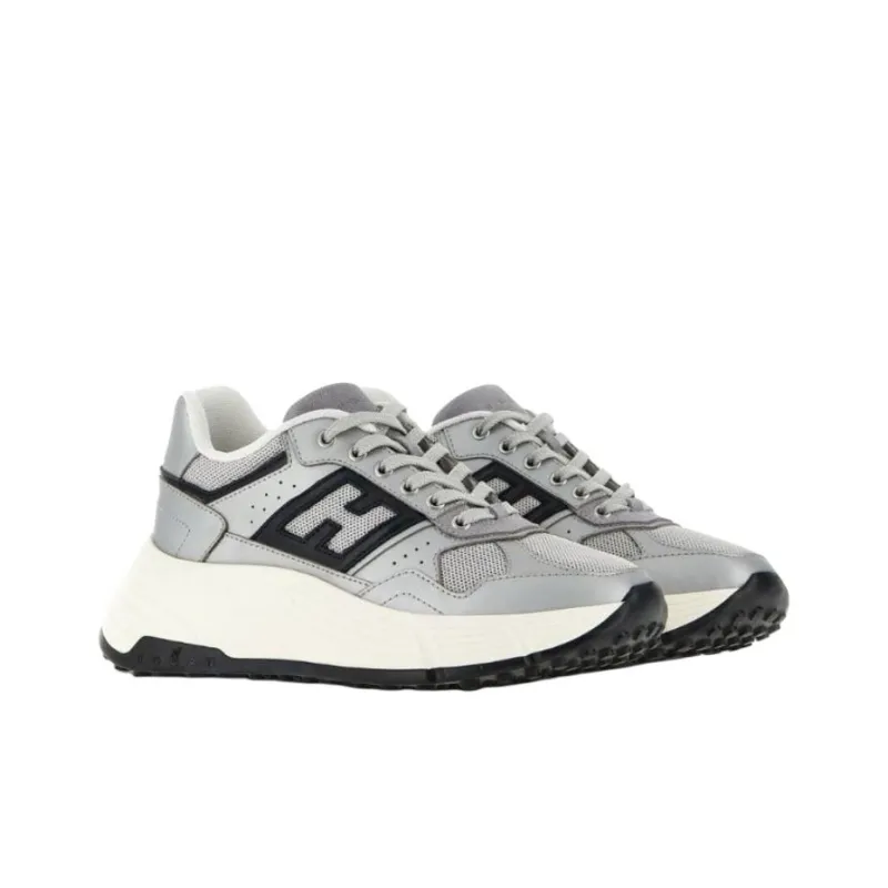 HOGAN H669 Side Logo Patch Low Top Sneakers Women's-2
