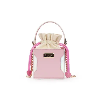 Ambrogi PU Handbag Small Size Women's Pink