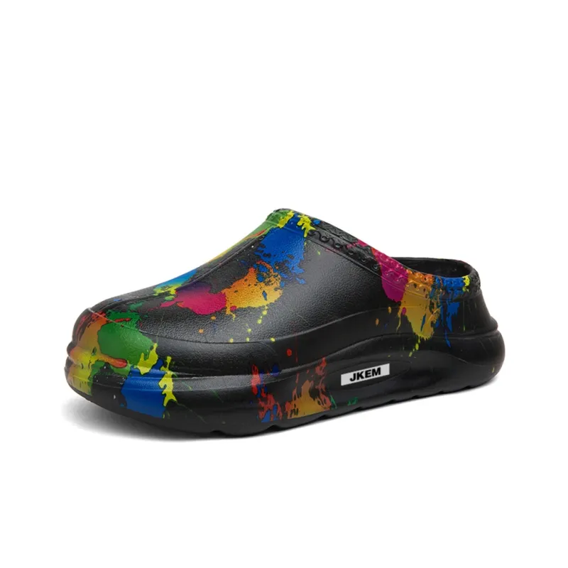 JKEM Abrasion Resistant Slip Resistant Wrap toe Slippers Men's-1