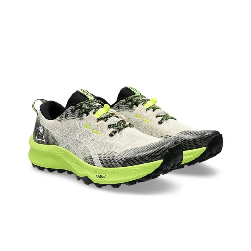 Asics Gel Trabuco 12 Oatmeal White Green-1