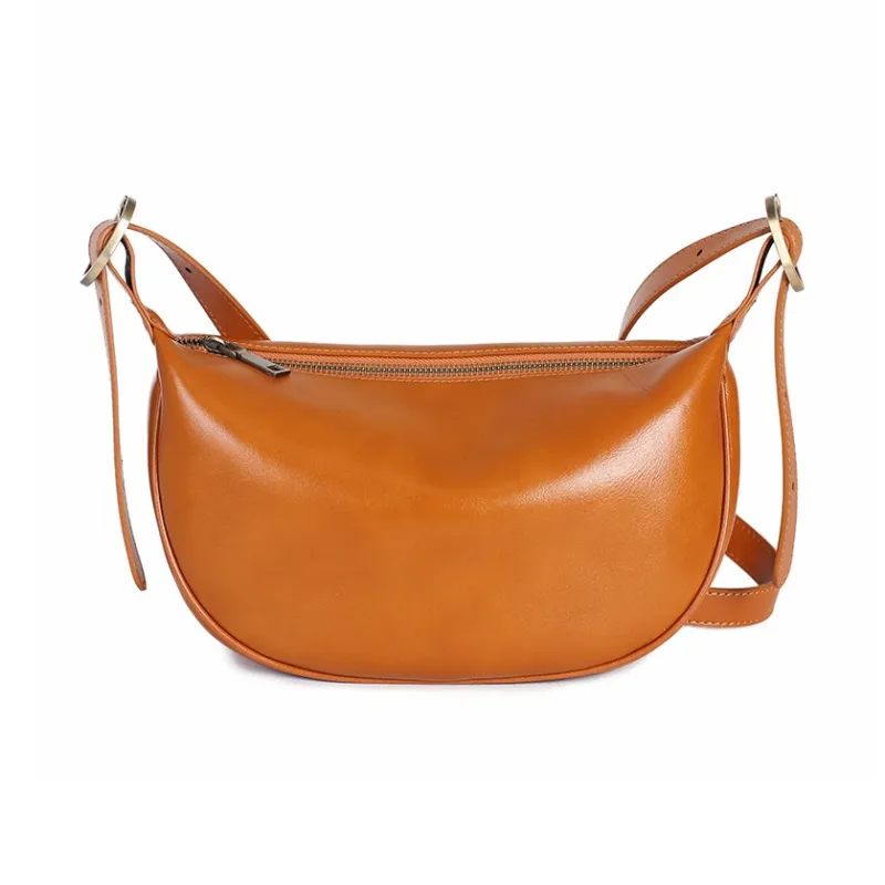 TTaG．baG Cow Leather Shoulder Bag Women's Black/Sunset Yellow/Green/White/Coffee-3