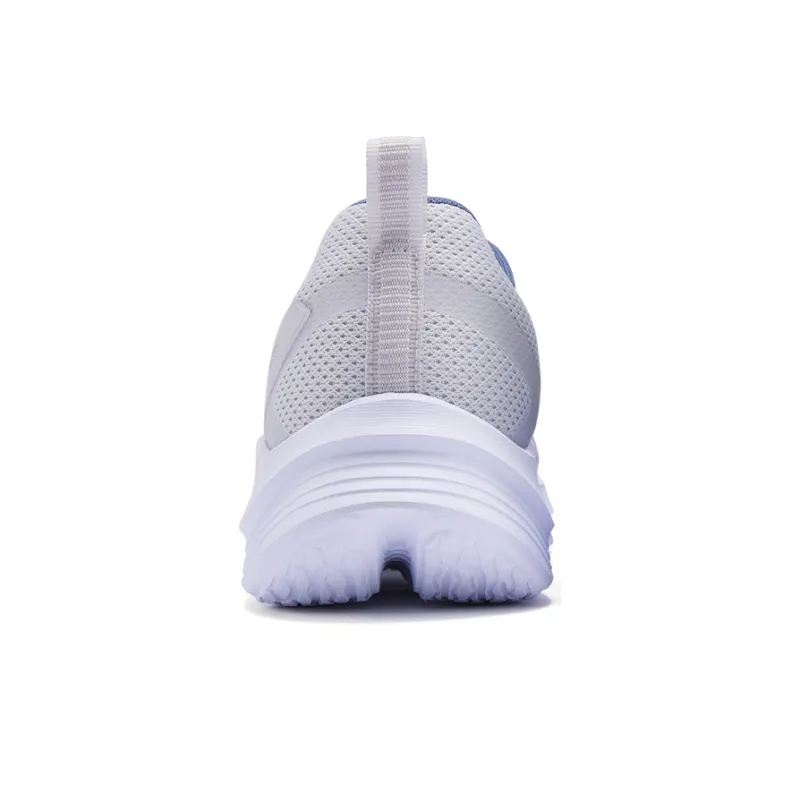 XTEP Hydrogen Wind Technology Cushioning Anti Slip Wear Resistant Breathability Low Top Running Shoes Men's Gray Blue-3