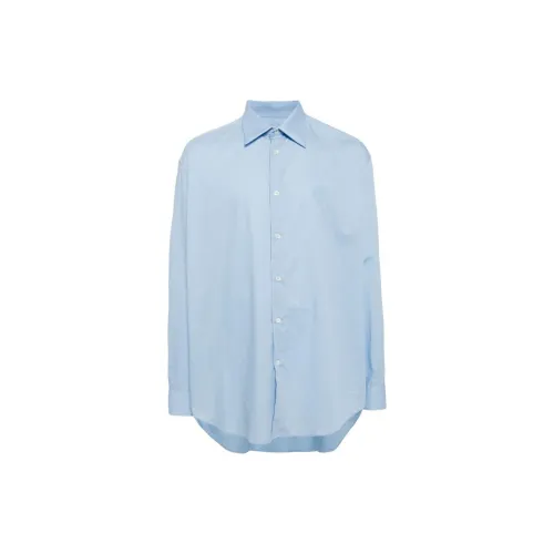 BALLY Classic Collar Curved Hem Shirt