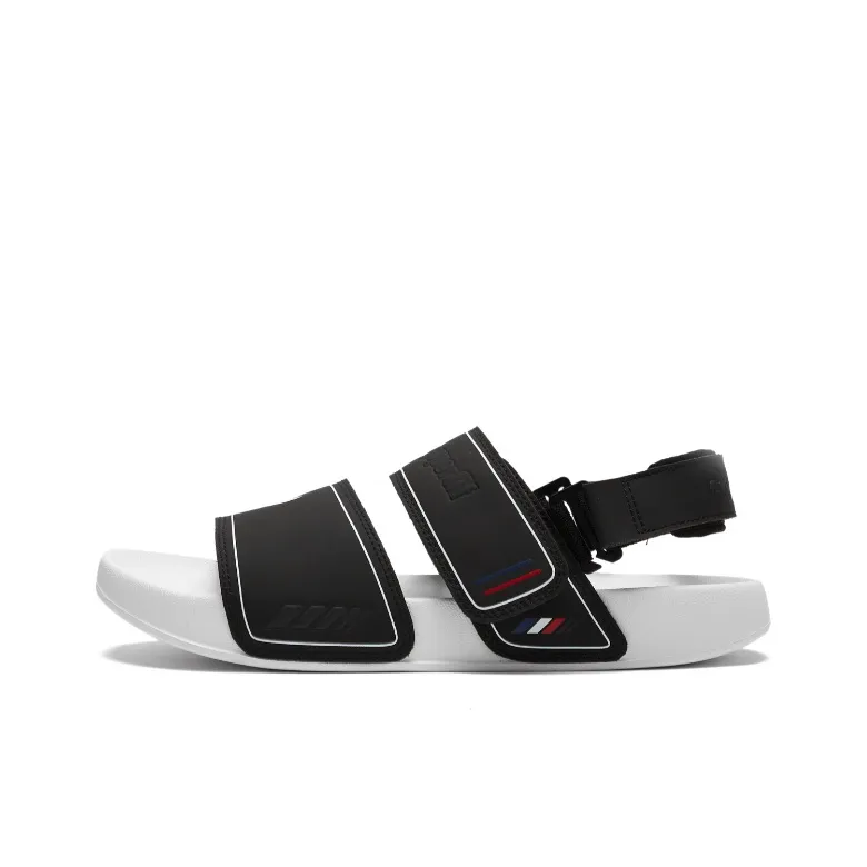 Le Coq Sportif Beach Sandals Unisex Black White-0