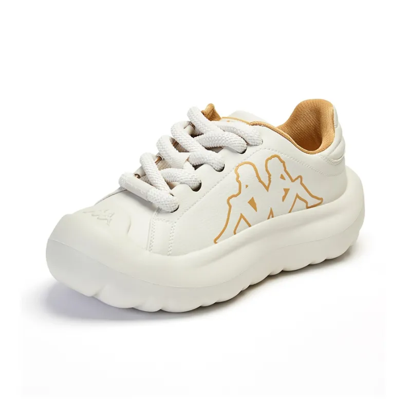Kappa Wear Resistant Low Top Casual Shoes Women's Beige Yellow-2