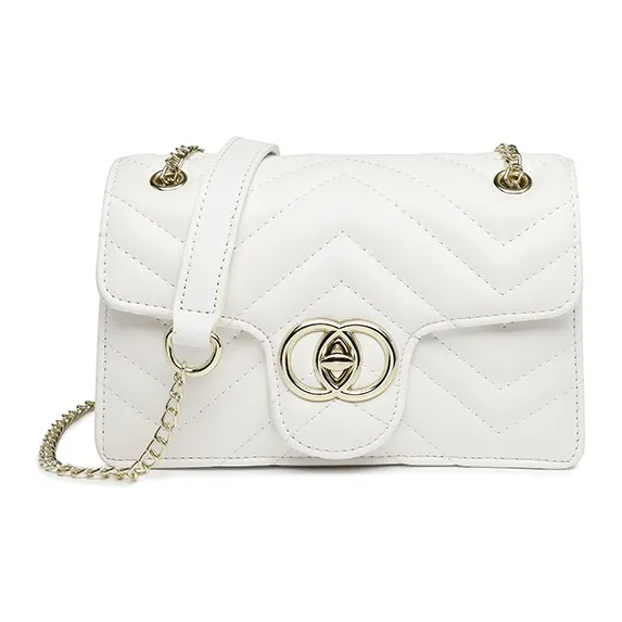 NIUMJ PC Small Square Bag, Crossbody Bag, Shoulder Bag Regular Women's Black/Khaki/White-0