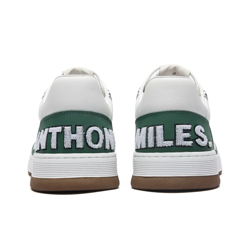 Anthony Miles Low Top Skateboard Shoes Men's White-4