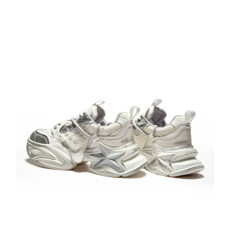 MQ Anti Slip Wear Resistant Low Top Chunky Sneakers Women's-2