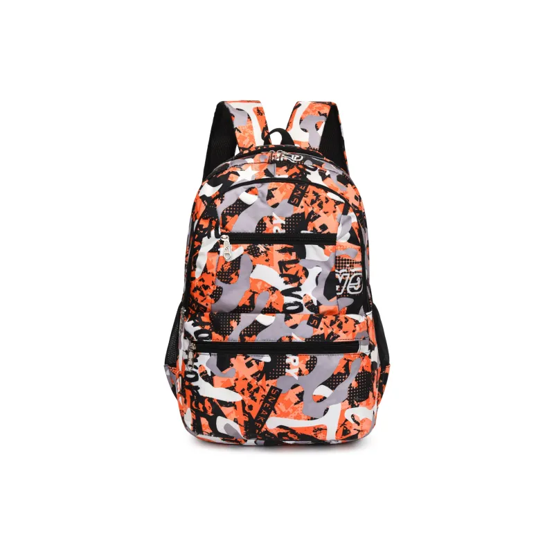 BAODIDAISHU Oxford Backpack Laptop Bag Backpack Unisex Black/Orange/Green/Blue-5